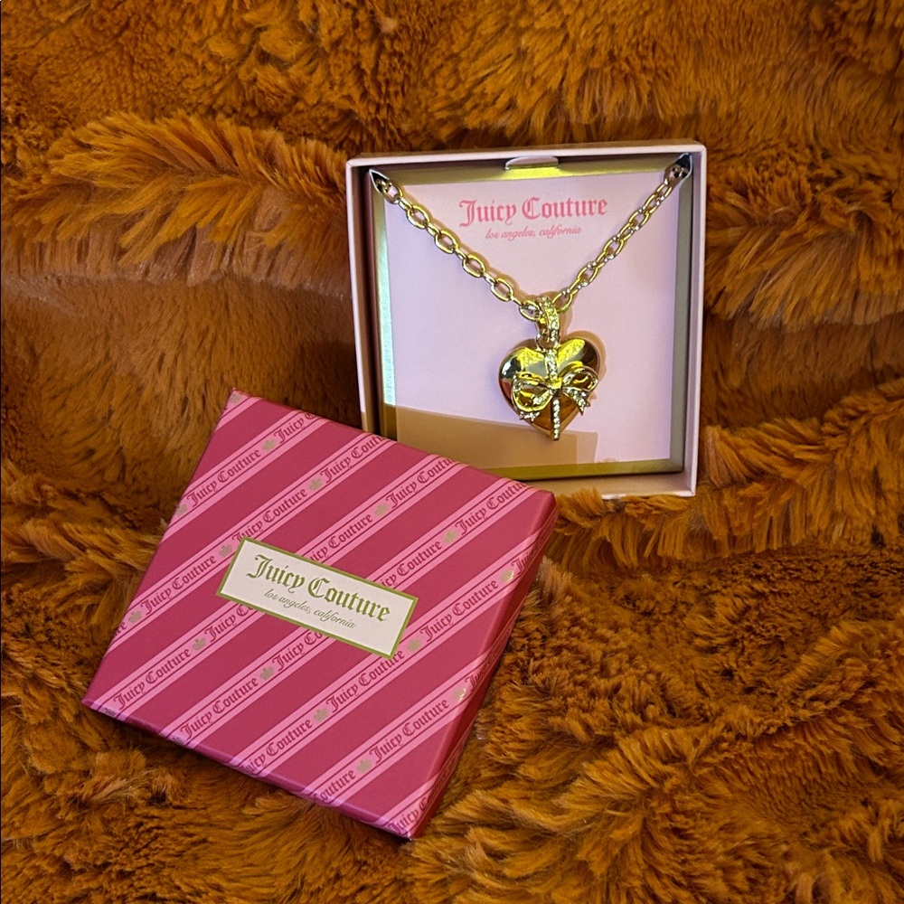 Juicy Couture Gold and Silver Heart Necklace